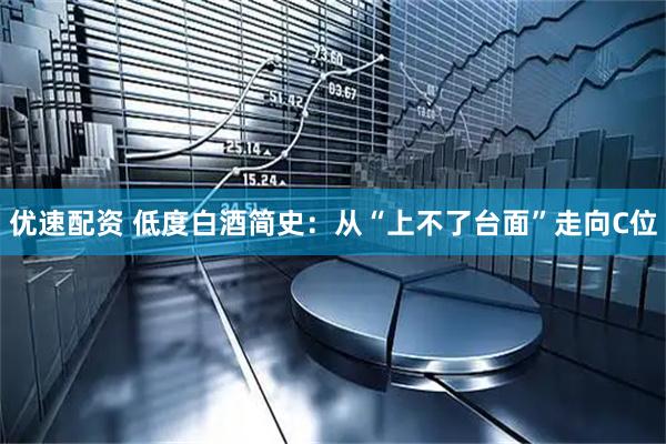 优速配资 低度白酒简史:从“上不了台面”走向C位